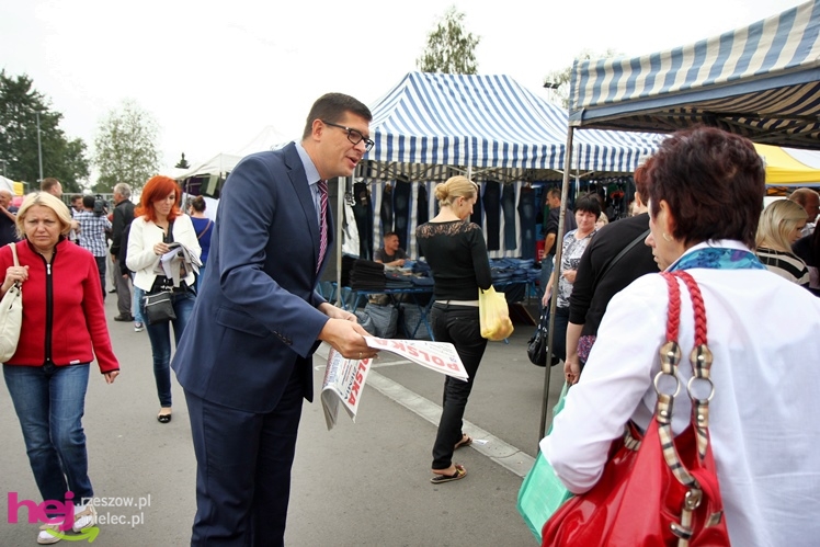Przedwyborcza sobota w Mielcu: przyjechał klub parlamentarny PiS