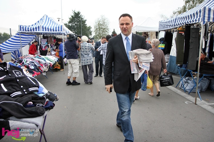 Przedwyborcza sobota w Mielcu: przyjechał klub parlamentarny PiS