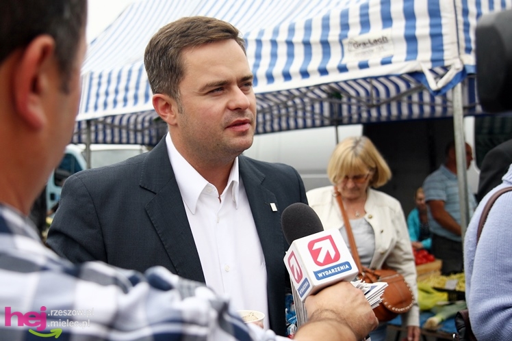 Przedwyborcza sobota w Mielcu: przyjechał klub parlamentarny PiS