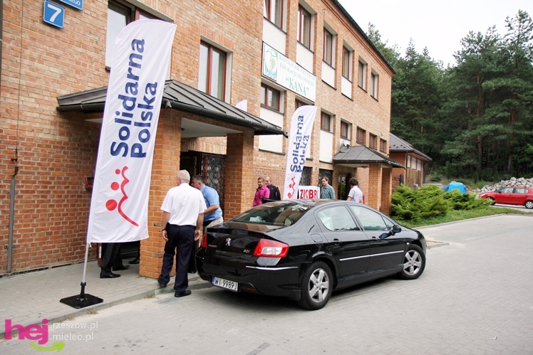 Przedwyborcza sobota w Mielcu: przyjechał klub parlamentarny Solidarnej Polski