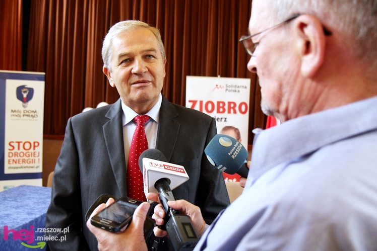 Przedwyborcza sobota w Mielcu: przyjechał klub parlamentarny Solidarnej Polski