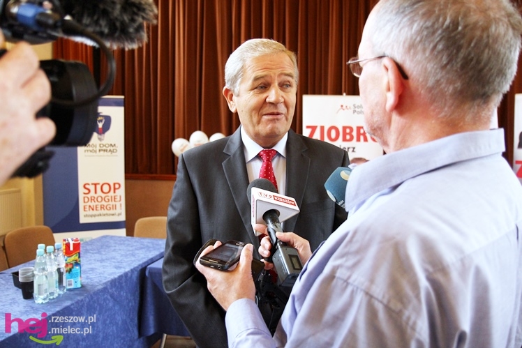 Przedwyborcza sobota w Mielcu: przyjechał klub parlamentarny Solidarnej Polski