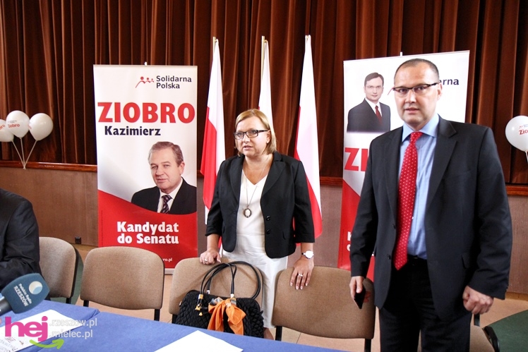 Przedwyborcza sobota w Mielcu: przyjechał klub parlamentarny Solidarnej Polski