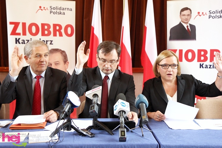 Przedwyborcza sobota w Mielcu: przyjechał klub parlamentarny Solidarnej Polski