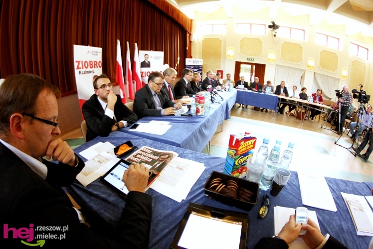 Przedwyborcza sobota w Mielcu: przyjechał klub parlamentarny Solidarnej Polski