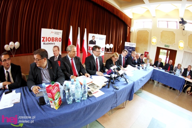 Przedwyborcza sobota w Mielcu: przyjechał klub parlamentarny Solidarnej Polski