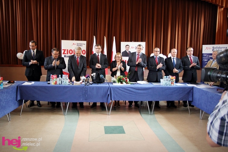 Przedwyborcza sobota w Mielcu: przyjechał klub parlamentarny Solidarnej Polski