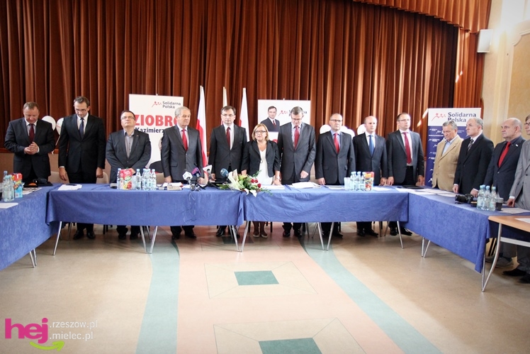 Przedwyborcza sobota w Mielcu: przyjechał klub parlamentarny Solidarnej Polski