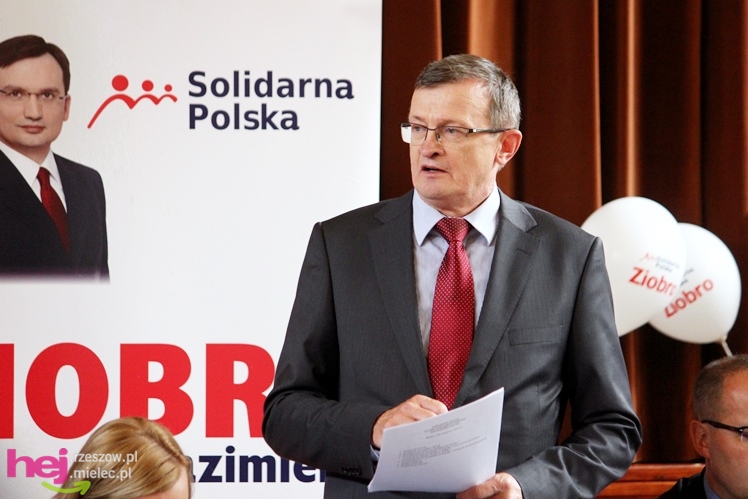 Przedwyborcza sobota w Mielcu: przyjechał klub parlamentarny Solidarnej Polski
