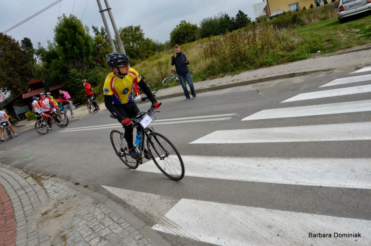 Mielczanie na zawodach rowerowej jazdy na czas w Dębicy