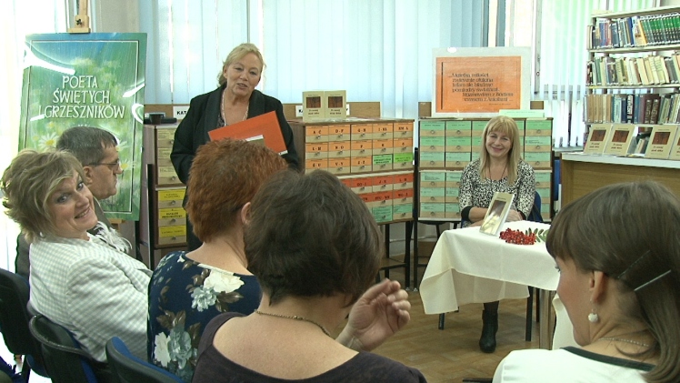 Promocja tomiku poezji ?Po tamtej stronie słońca? Danuty Łakomskiej