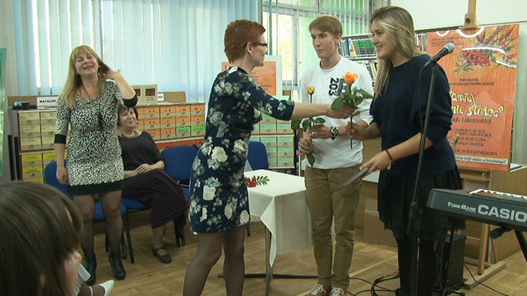 Promocja tomiku poezji ?Po tamtej stronie słońca? Danuty Łakomskiej