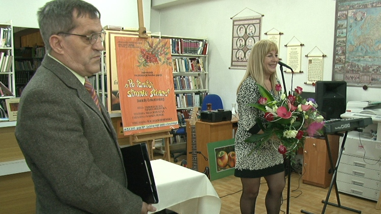 Promocja tomiku poezji ?Po tamtej stronie słońca? Danuty Łakomskiej