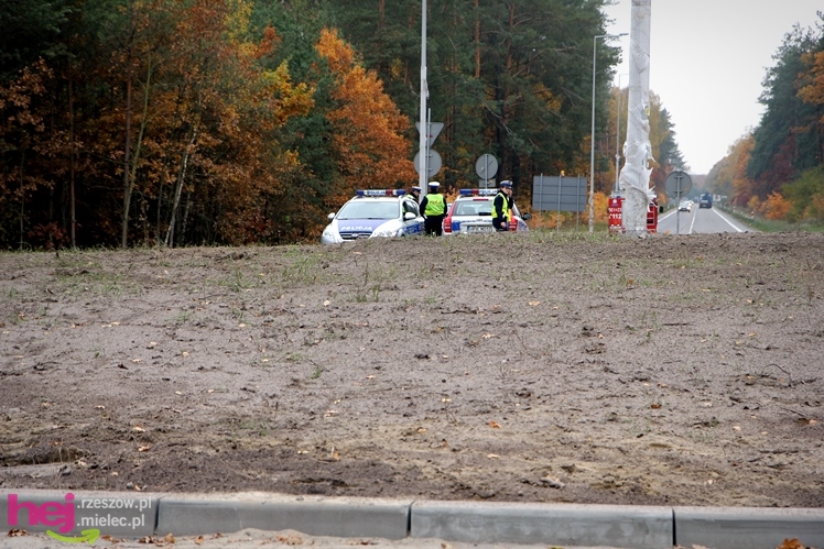Na drodze wojewódzkiej Mielec - Kolbuszowa wywrócił się TIR wiozący świnie