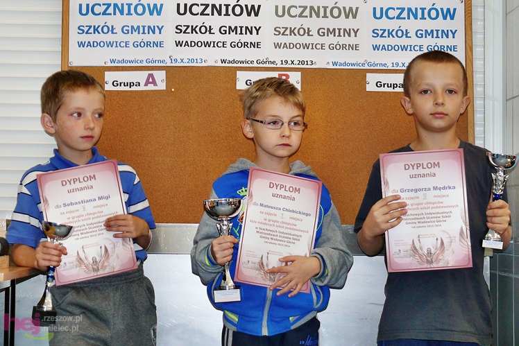 Indywidualne Mistrzostwa Uczniów Szkół z Gminy Wadowice Górne w szachach