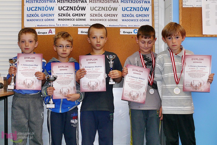 Indywidualne Mistrzostwa Uczniów Szkół z Gminy Wadowice Górne w szachach