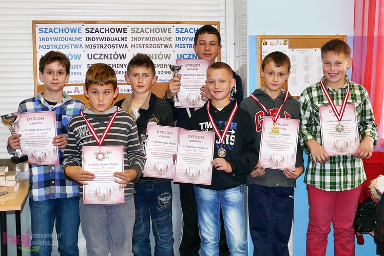 Indywidualne Mistrzostwa Uczniów Szkół z Gminy Wadowice Górne w szachach