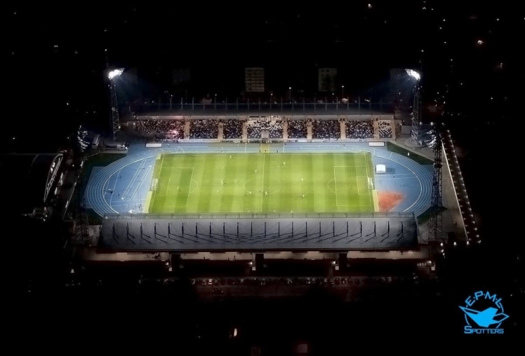 W obiektywie EPML Spotters: Stal Mielec - Motor Lublin z lotu ptaka