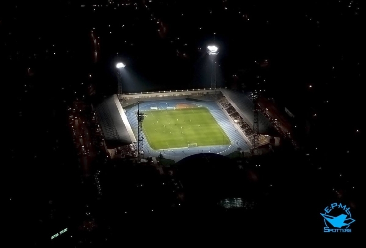W obiektywie EPML Spotters: Stal Mielec - Motor Lublin z lotu ptaka