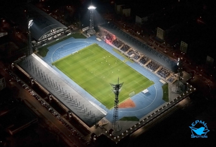 W obiektywie EPML Spotters: Stal Mielec - Motor Lublin z lotu ptaka