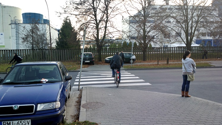 Do pracy na strefę rowerem, ale? jakie są ścieżki, każdy widzi