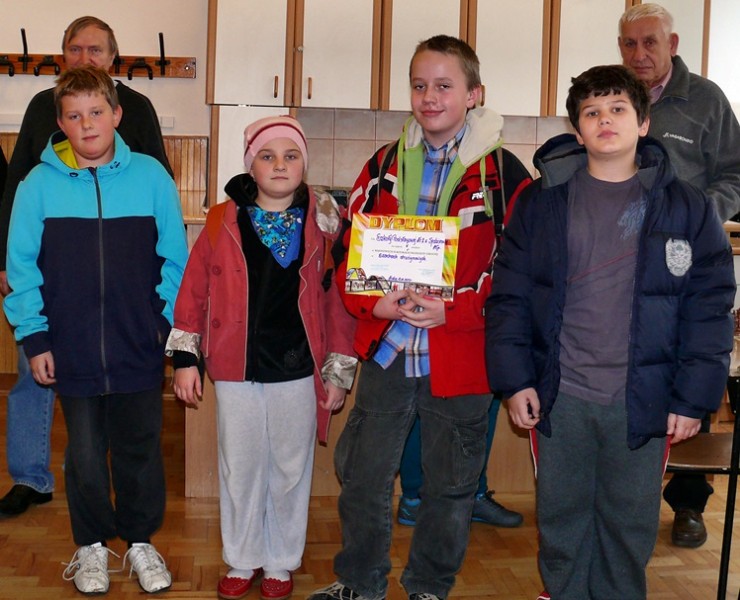 Rejonowy finał w szachach drużynowych szkół