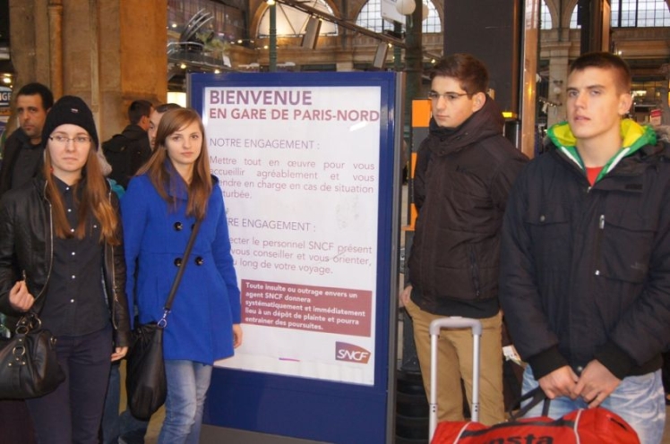 Uczniowie ZSB obradowali w Lille