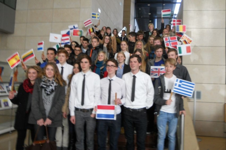 Uczniowie ZSB obradowali w Lille