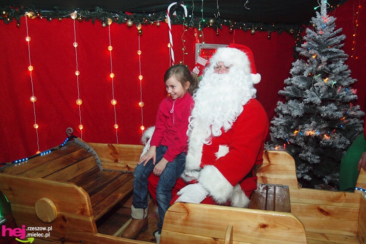 Święty Mikołaj spotkał się z małymi mieszkańcami Mielca