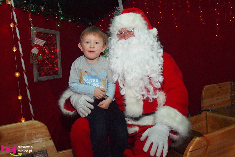 Święty Mikołaj spotkał się z małymi mieszkańcami Mielca