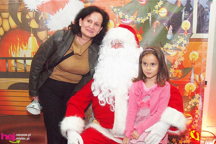 Święty Mikołaj spotkał się z małymi mieszkańcami Mielca