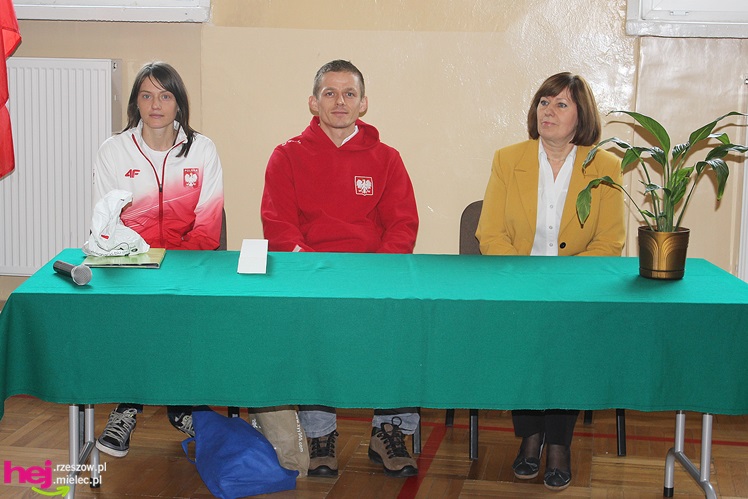 Olimpijczycy z Sokoła Mielec odwiedzili Gimnazjum numer 1