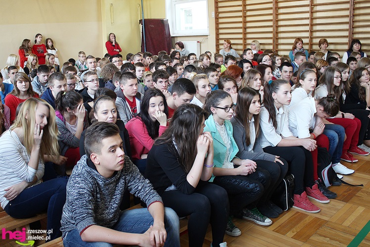 Olimpijczycy z Sokoła Mielec odwiedzili Gimnazjum numer 1