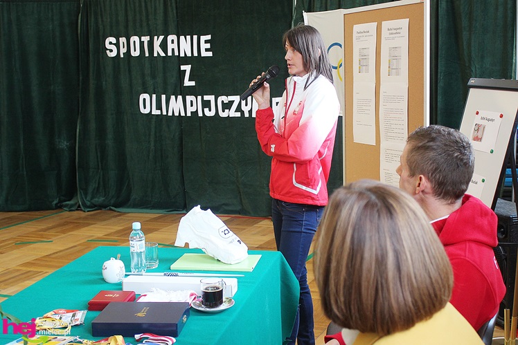 Olimpijczycy z Sokoła Mielec odwiedzili Gimnazjum numer 1