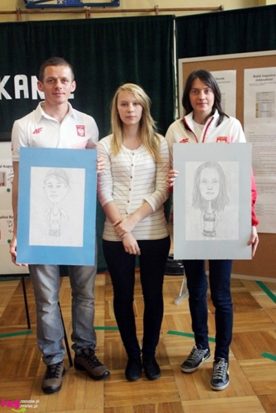 Olimpijczycy z Sokoła Mielec odwiedzili Gimnazjum numer 1