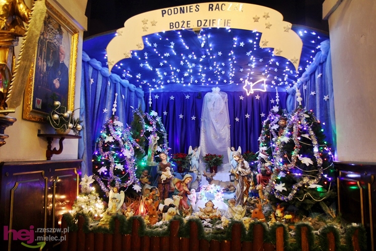 Piękne szopki największych mieleckich parafii