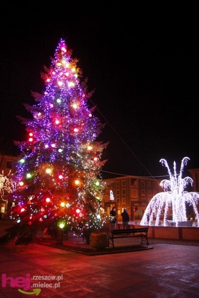 Świąteczny Mielec, czyli miasto w iluminacjach