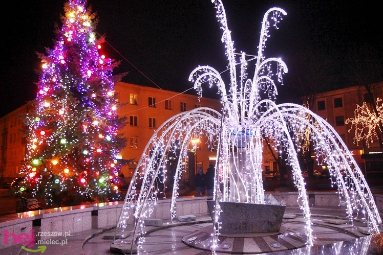 Świąteczny Mielec, czyli miasto w iluminacjach