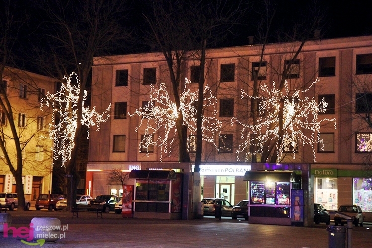 Świąteczny Mielec, czyli miasto w iluminacjach