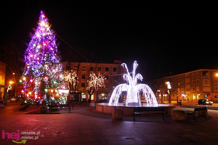 Świąteczny Mielec, czyli miasto w iluminacjach