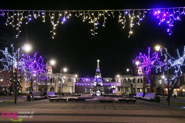 Świąteczny Mielec, czyli miasto w iluminacjach