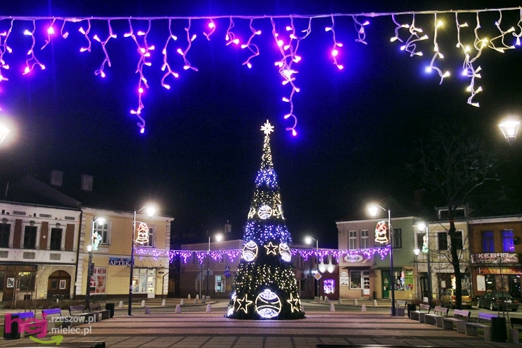 Świąteczny Mielec, czyli miasto w iluminacjach