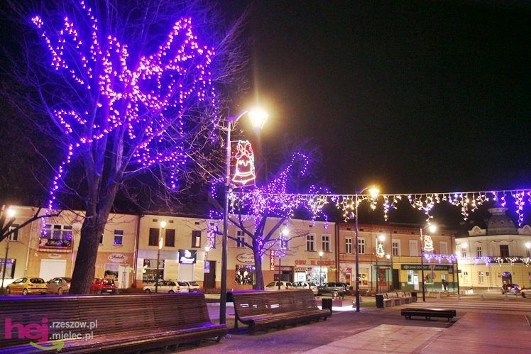 Świąteczny Mielec, czyli miasto w iluminacjach