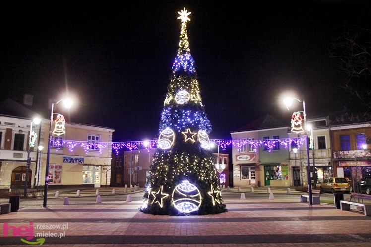 Świąteczny Mielec, czyli miasto w iluminacjach
