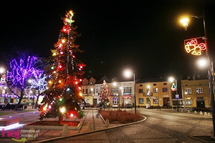 Świąteczny Mielec, czyli miasto w iluminacjach