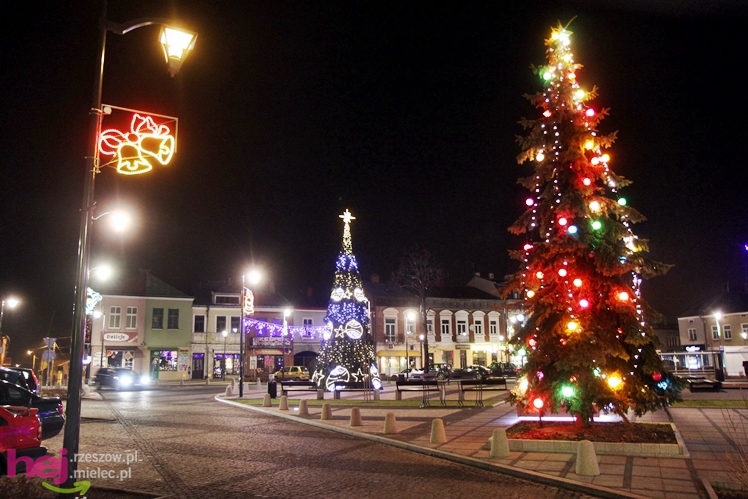 Świąteczny Mielec, czyli miasto w iluminacjach