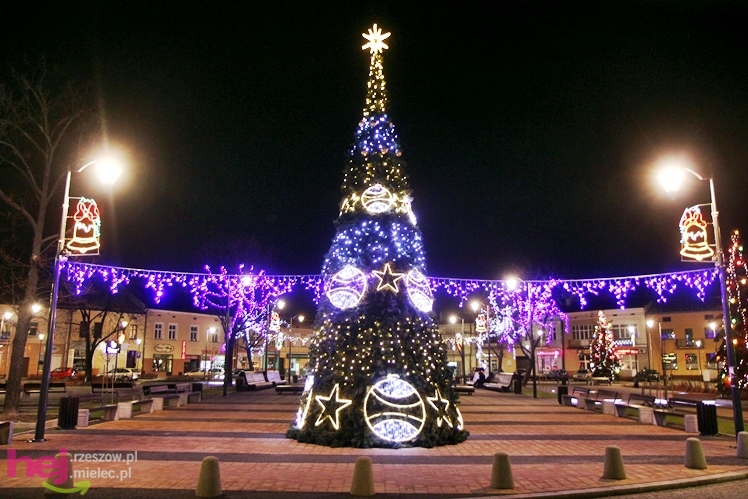 Świąteczny Mielec, czyli miasto w iluminacjach