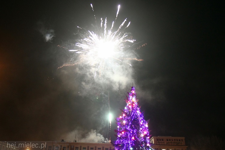 Radosne powitanie Nowego 2014 Roku na Placu Armii Krajowej