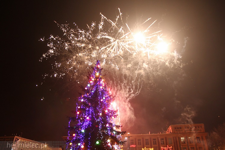 Radosne powitanie Nowego 2014 Roku na Placu Armii Krajowej