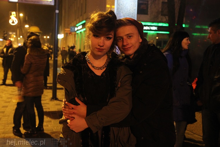 Radosne powitanie Nowego 2014 Roku na Placu Armii Krajowej